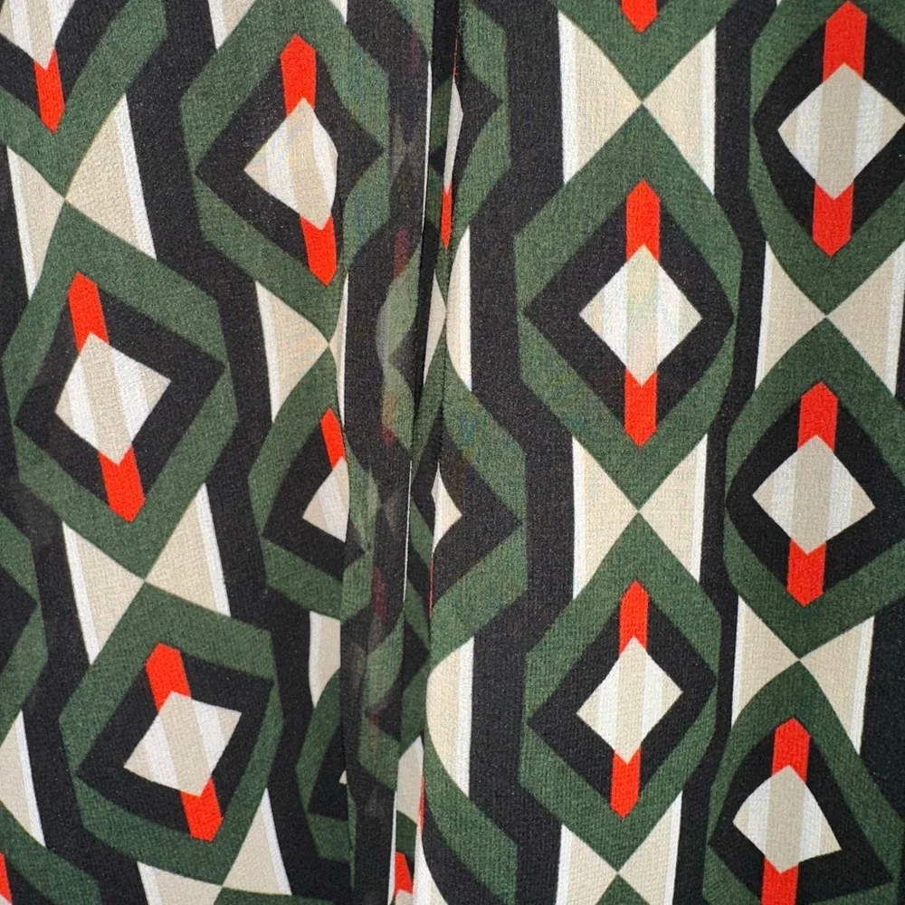 Calvin Klein Geometric Maxi Dress, Size 12 - Picture 13 of 14